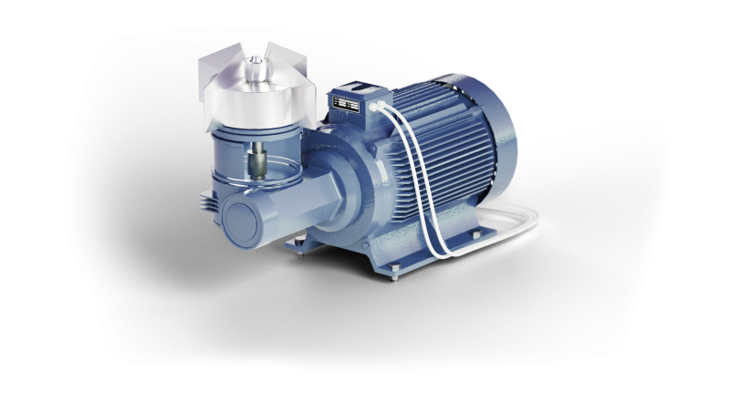 3D model of magnetic coupling in motor