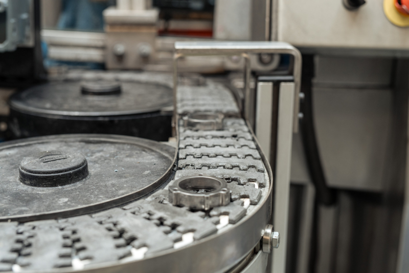 Powder metallurgy component in production