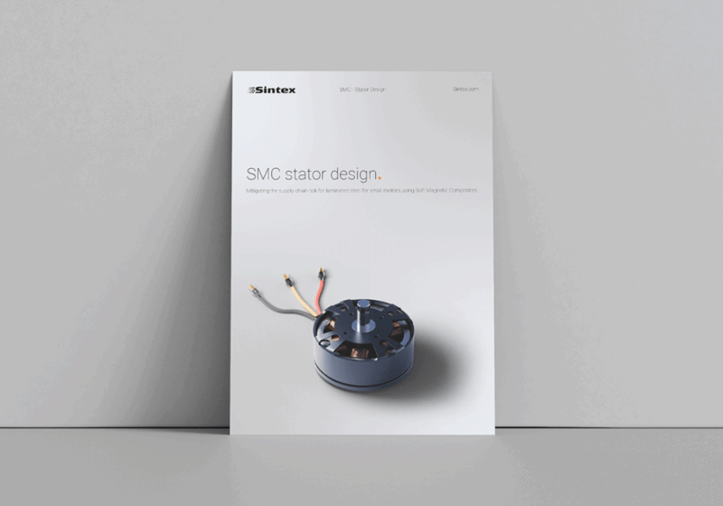 Mockup of Case on SMC stator design