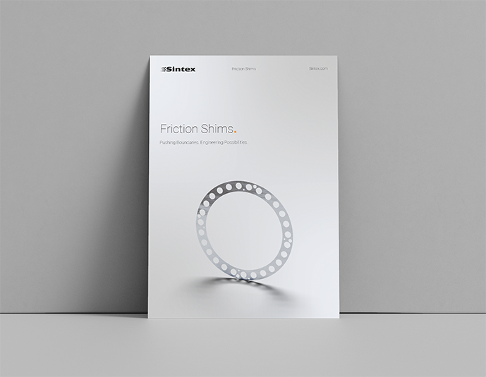 Mockup of Friction Shims datasheet