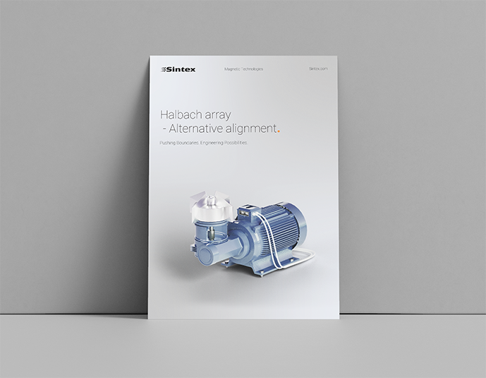Mockup of Halbach array datasheet