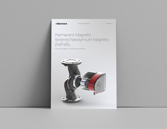 Mockup of Sintered Neodymium Magnet(NdFeB) datasheet