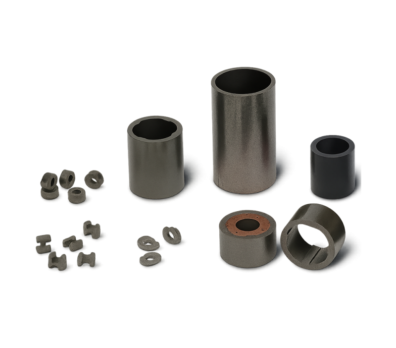 Polymer-bonded neodymium magnets