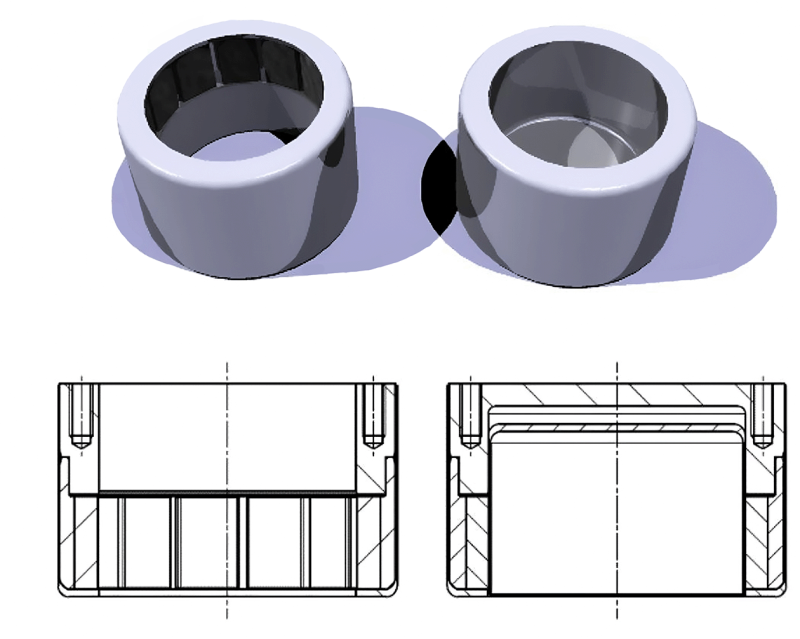 Sintex standard coupling program showing standard (left) vs premium (right) versions