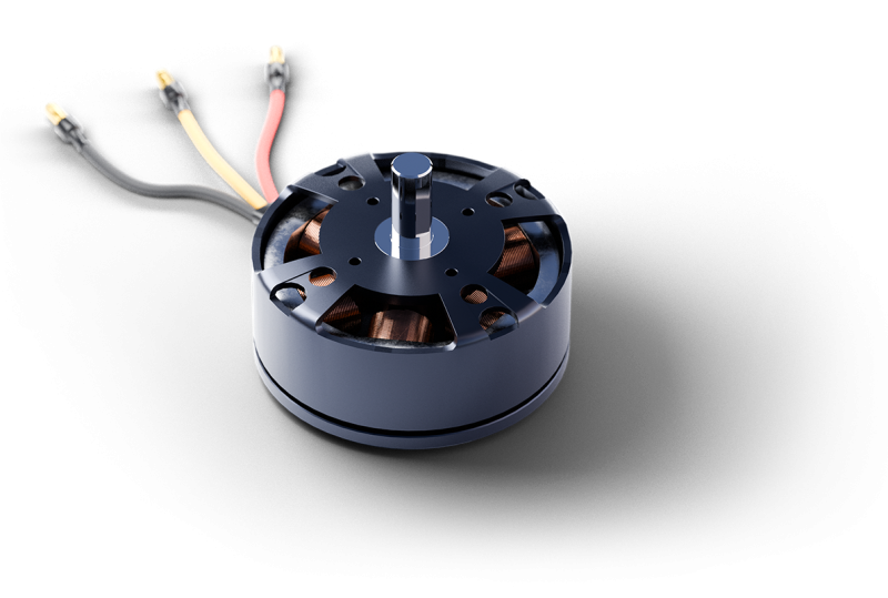 3D model of soft magnetic composites Electric Motor