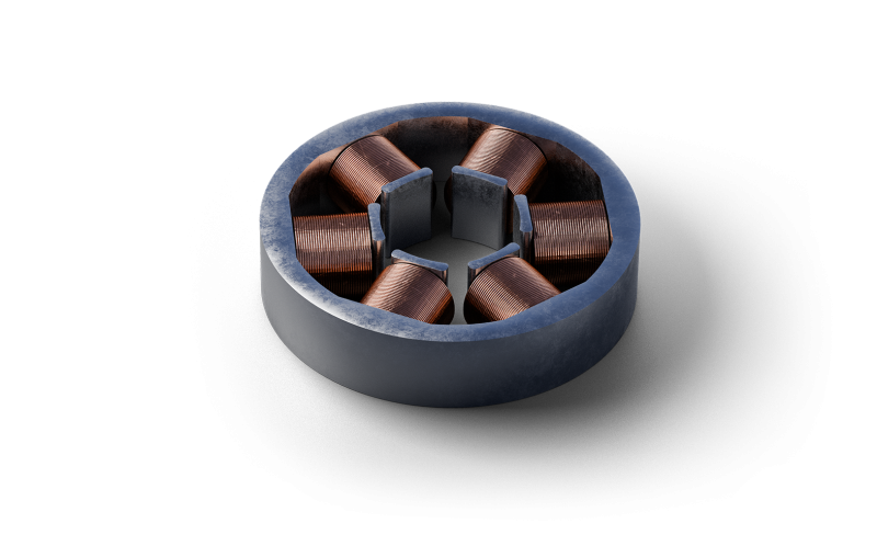 3D model of our soft magnetic composites stator