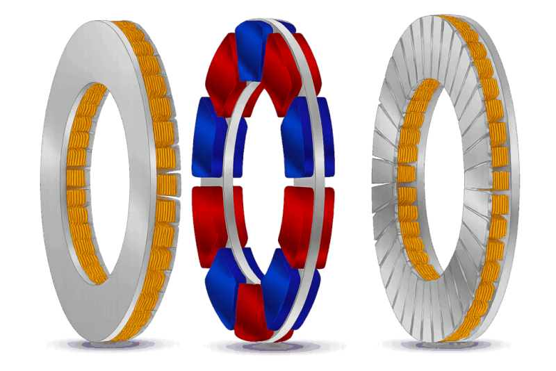 3D model of Axial Flux Machines