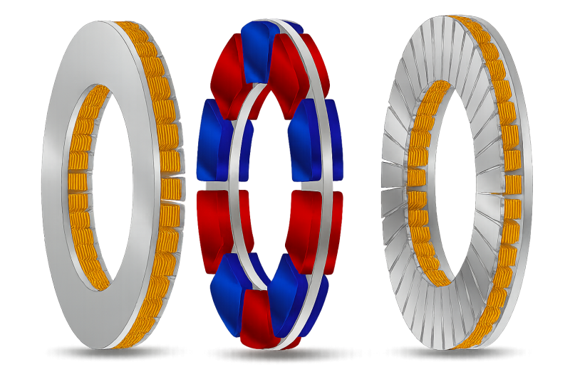 3D model of Axial Flux Machines