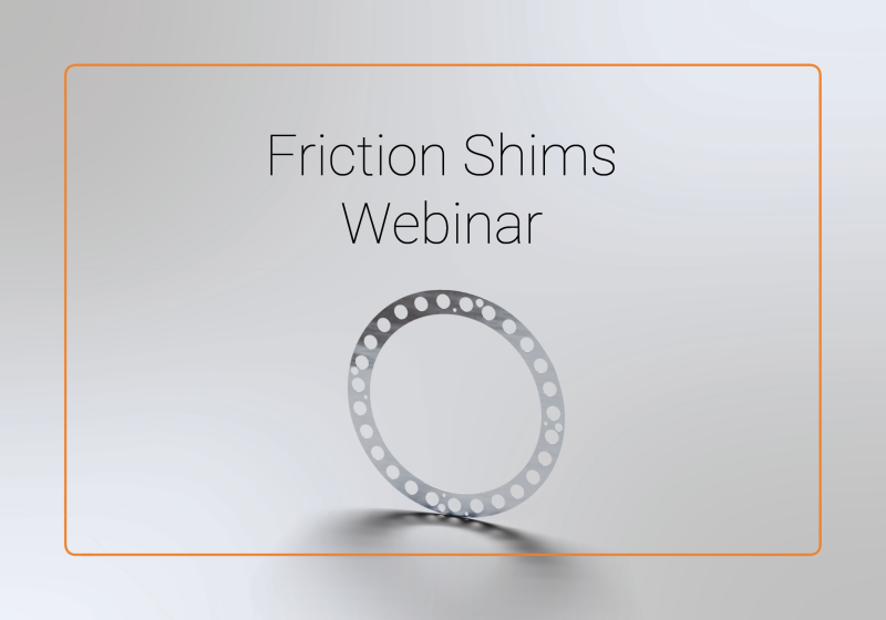 Friction Shims Webinar